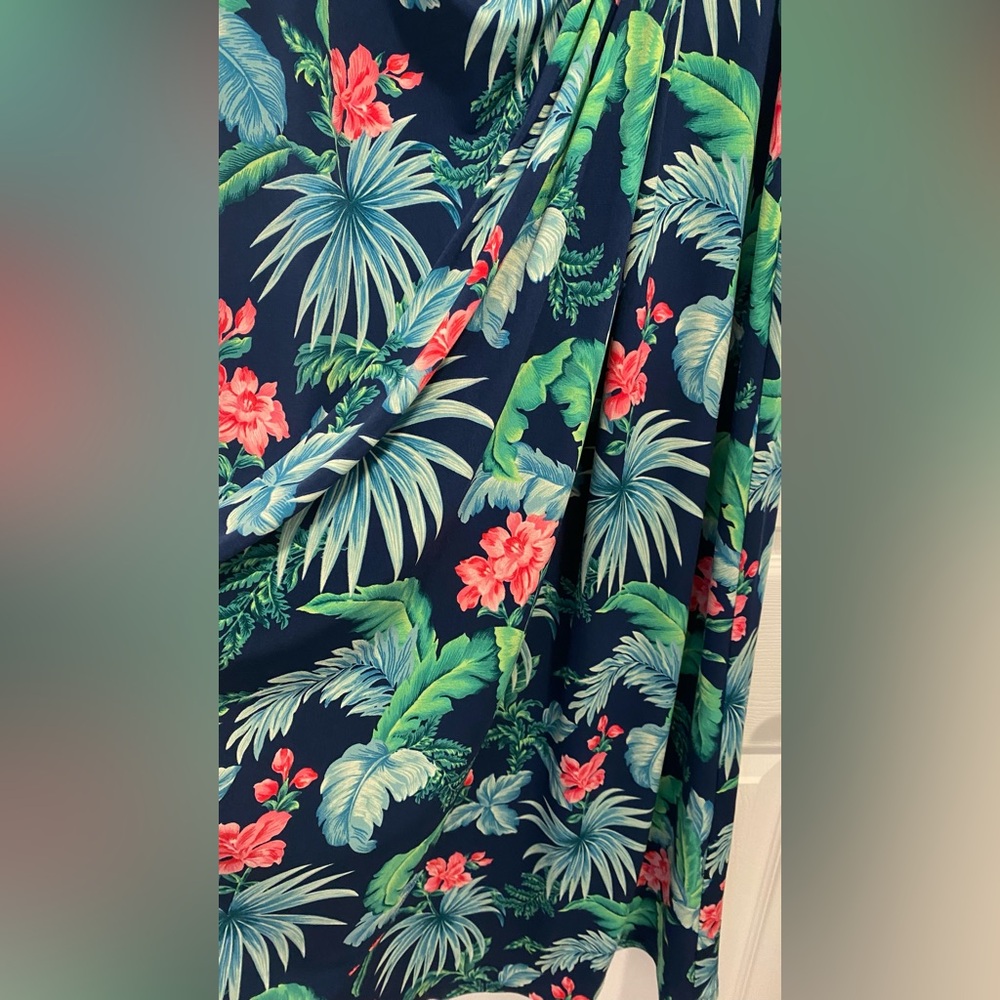 TOMMY BAHAMA Clara Floral Isle Sleeveless Faux-Wrap Maxi Dress • Size Small - Picture 7 of 8